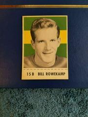 Bill Rowekamp #15B Football Cards 1956 Shredded Wheat Prices