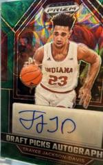 Trayce Jackson-Davis [Choice Green Prizm] #37 Basketball Cards 2023 Panini Prizm Rookie Signature Prices