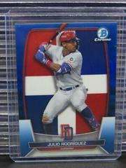 Julio Rodriguez [Blue] #WBC-27 Baseball Cards 2023 Bowman Chrome WBC Flag Refractor Prices