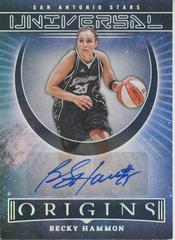 Becky Hammon #UA-BHM Basketball Cards 2023 Panini Origins WNBA Universal Autographs Prices