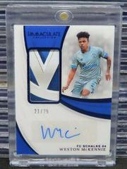 Weston McKennie [Sapphire] Soccer Cards 2018 Panini Immaculate Rookie Autographs Prices