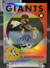 Marco Luciano [Autograph] Baseball Cards 2022 Bowman Chrome Ascensions Prices