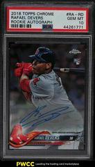 Rafael Devers #RA-RD Baseball Cards 2018 Topps Chrome Rookie Autograph Prices