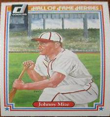 Johnny Mize Baseball Cards 1983 Donruss Hall of Fame Heroes Prices