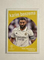 Karim Benzema #59-18 Soccer Cards 2022 Topps UEFA Club Competitions 1959 Prices