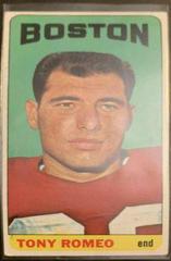 Tony Romeo Football Cards 1965 Topps Prices