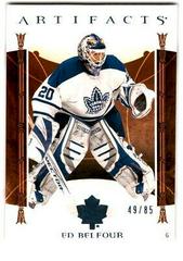 Ed Belfour [Light Blue Steel] Hockey Cards 2022 Upper Deck Artifacts Prices