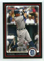 Miguel Cabrera #115 Baseball Cards 2010 Bowman Prices