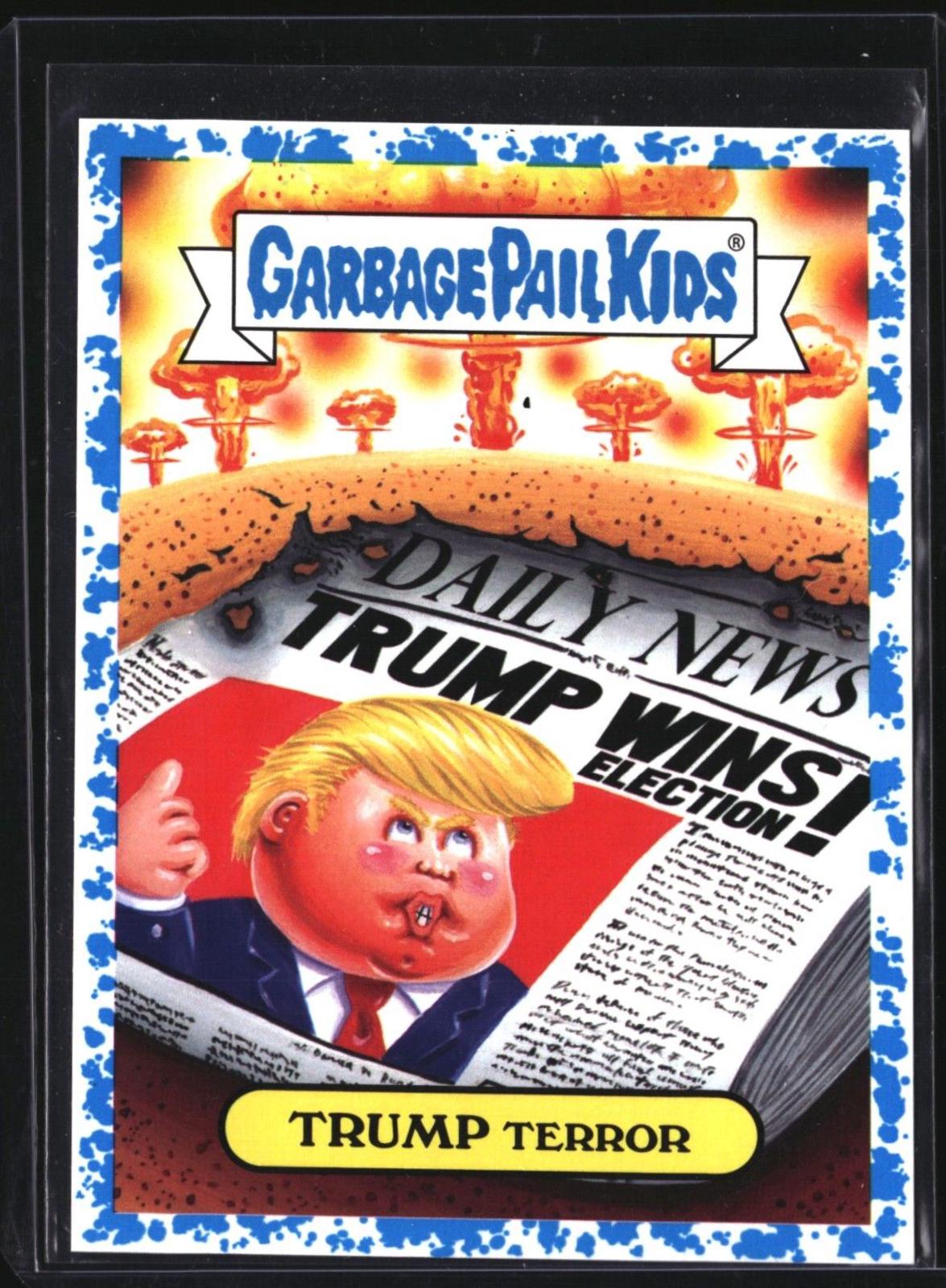 TRUMP Terror [Light Blue] #3b Garbage Pail Kids Adam-Geddon