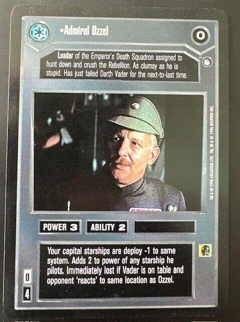 Admiral Ozzel [Limited] Star Wars CCG Hoth