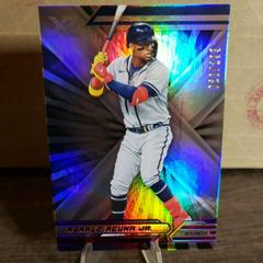 Ronald Acuna Jr. [Red] #20 Baseball Cards 2022 Panini Chronicles XR Prices