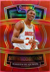 Hakeem Olajuwon [Red Prizm] #6 Basketball Cards 2021 Panini Select Company Prices