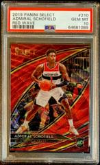 Admiral Schofield [Red Wave] #210 Basketball Cards 2019 Panini Select Prices