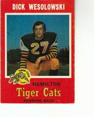 Dick Wesolowski Football Cards 1971 O Pee Chee CFL Prices
