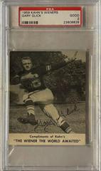 Gary Glick Football Cards 1959 Kahn's Wieners Prices