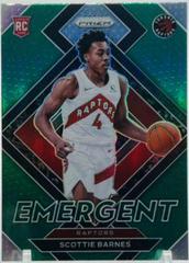 Scottie Barnes [Green Prizm] Basketball Cards 2021 Panini Prizm Emergent Prices