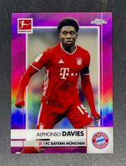 Alphonso Davies [Pink Refractor] Soccer Cards 2020 Topps Chrome Bundesliga Prices