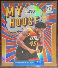 Donovan Mitchell [Orange] #2 Basketball Cards 2021 Panini Donruss Optic My House Prices
