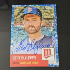 Bert Blyleven [Toile Cream Blue] Baseball Cards 2022 Topps Chrome Platinum Anniversary Autographs Prices