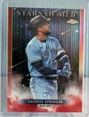 George Springer [Red] #SMLBC-58 Baseball Cards 2022 Topps Stars of MLB Chrome Prices