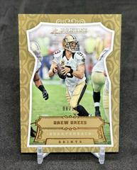 Drew Brees [Gold Knight] Football Cards 2016 Panini Prices