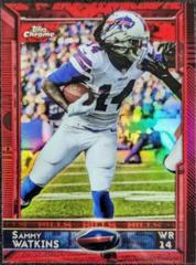 Sammy Watkins [Arm Extended Red Refractor] Football Cards 2015 Topps Chrome Mini Prices