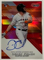 Derek Fisher [Red Refractor] #B17-DF Baseball Cards 2017 Bowman's Best of Autograph Prices