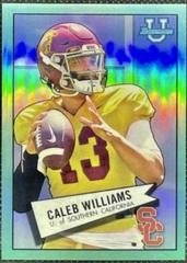 Caleb Williams [Aqua] #52BF-4 Football Cards 2022 Bowman Chrome University 1952 Prices