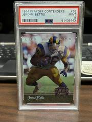 Jerome Bettis Football Cards 1994 Playoff Contenders Prices