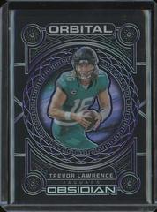 Trevor Lawrence [Purple Electric Etch] #10 Football Cards 2023 Panini Obsidian Orbital Prices