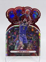 LeBron James [Crystal Red] Basketball Cards 2022 Panini Crown Royale Prices