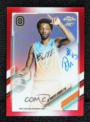 De'Vontes Cobbs [Red Refractor] Basketball Cards 2021 Topps Chrome OTE Overtime Elite Autographs Prices