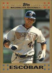 Alex Escobar #572 Baseball Cards 2007 Topps Prices