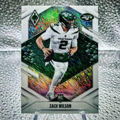 Zach Wilson [White Shimmer] #102 Football Cards 2021 Panini Phoenix Prices