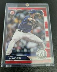 Josh Hader [Red] #97 Baseball Cards 2019 Bowman Prices