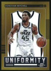 Donovan Mitchell [Gold] Basketball Cards 2021 Panini Contenders Optic Uniformity Prices