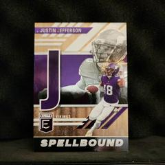 Justin Jefferson [Gold] #SB-JJ1 Football Cards 2023 Panini Donruss Elite Spellbound Prices