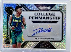 Keyonte George [Mojo] #CP-KYG Basketball Cards 2023 Panini Prizm Draft Picks College Penmanship Autographs Prices