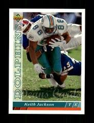 Keith Jackson #240 Football Cards 1993 Upper Deck Prices