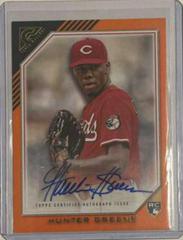 Hunter Greene [Orange] #RA-HG Baseball Cards 2022 Topps Gallery Rookie Autographs Prices