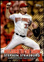 Stephen Strasburg [5x7 Gold] #WTTS-23 Baseball Cards 2022 Topps Welcome to the Show Prices