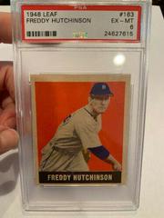 Freddy Hutchinson #163 Baseball Cards 1948 Leaf Prices