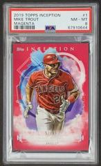 Mike Trout [Magenta] Baseball Cards 2019 Topps Inception Prices