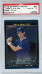 Adam Donachie #47 Baseball Cards 2002 Bowman Chrome Draft Picks Prices