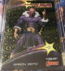 Baron Zemo [Black Die Cut] #UPS-2 Marvel 2022 Ultra Avengers Universe Power Supreme Prices