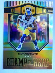 Leonard Floyd [Holo] Football Cards 2022 Panini Donruss Champ is Here Prices