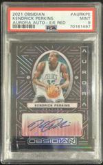 Kendrick Perkins [Red] Basketball Cards 2021 Panini Obsidian Aurora Autographs Prices