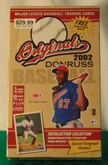 Blaster Box Baseball Cards 2002 Donruss Originals Prices