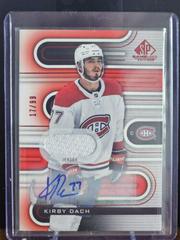 Kirby Dach [Red Autograph Jersey] Hockey Cards 2022 SP Game Used Prices
