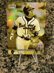 Chipper Jones [Gold Minted] Baseball Cards 2018 Stadium Club Chrome Prices